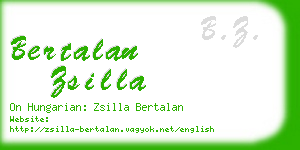 bertalan zsilla business card